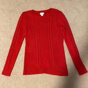 Red Sweater Old Navy Size Medium